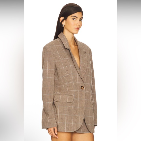 NWOT Free People Papercut Pinstripe Blazer (size S) - Picture 3 of 16